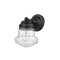 Z-Lite Vaughn 1 Light Wall Sconce, Matte Black And Clear Seedy 736-1S-MB - alternate 5